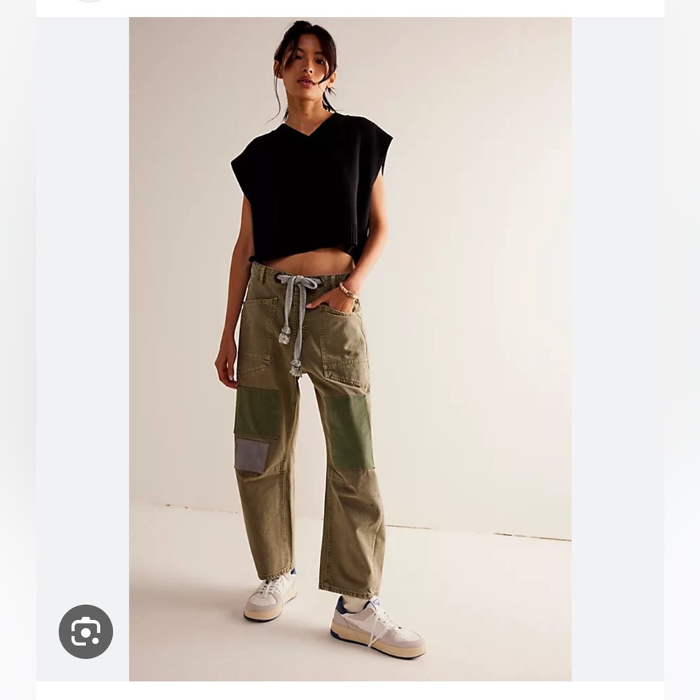 Free People We The Free Moxie Pull-On Barrel Jeans